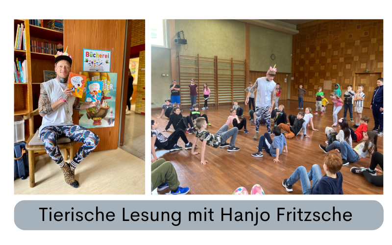 Tierische Lesung Hanjo Fritzsche Bewegung Kinder